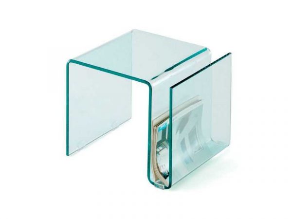 Mesa Auxiliar Cristal Glass